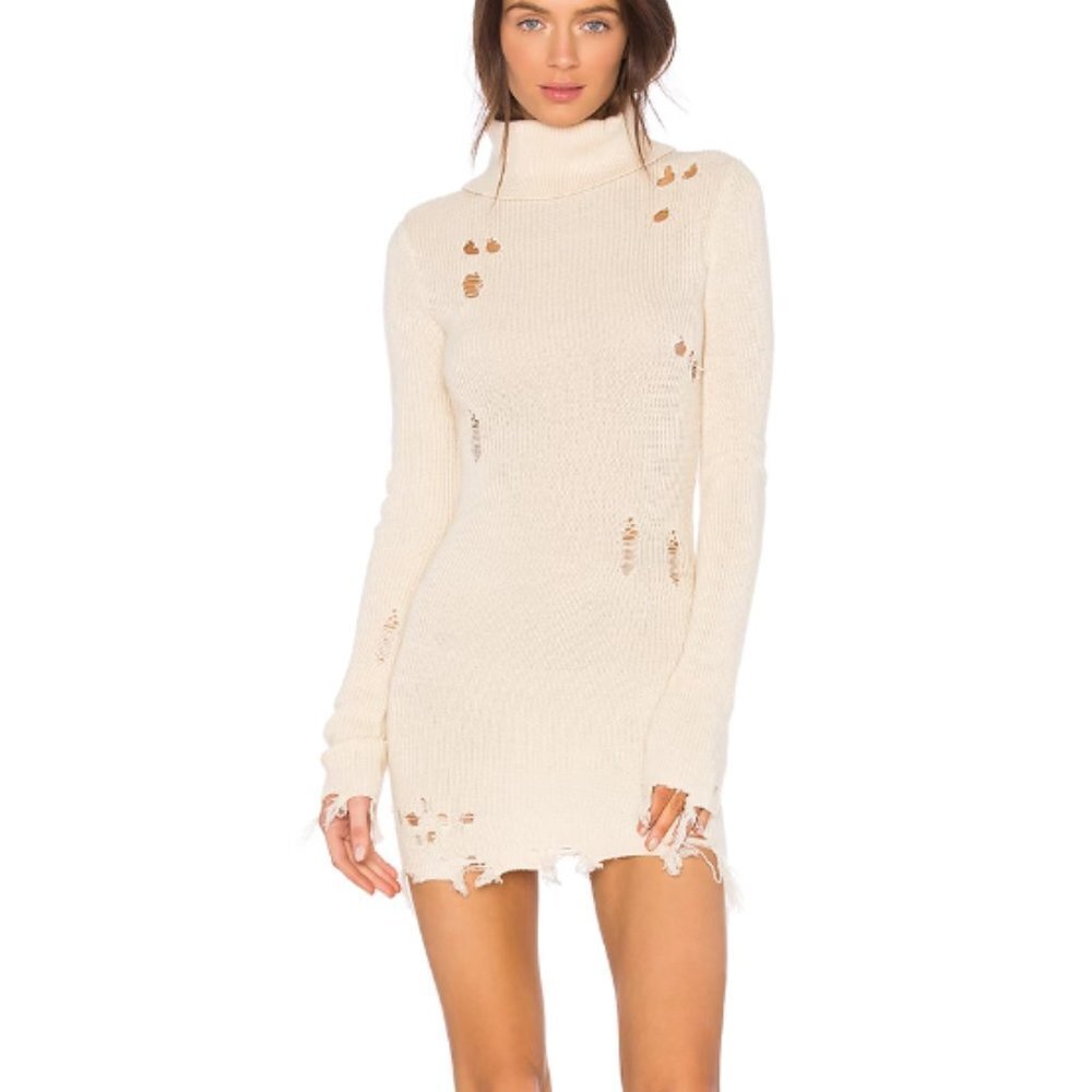 NWOT Lovers and friends Keeney Dress in ivory size small